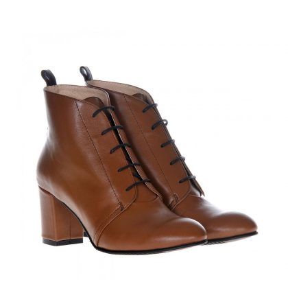 Botine siret maro deschis