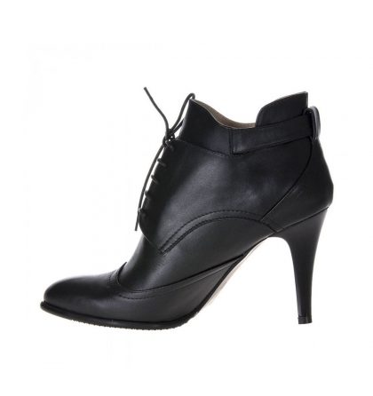 Botine elegante piele neagra