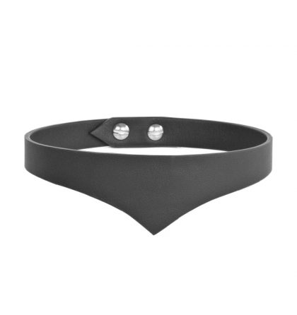 Choker negru piele