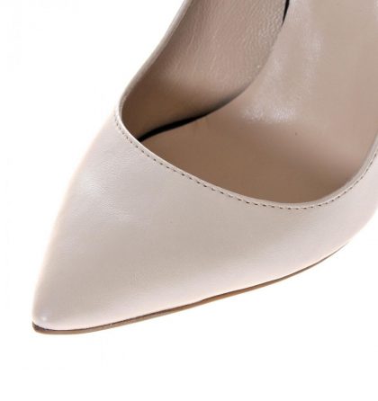 Pantofi mireasa piele ivory