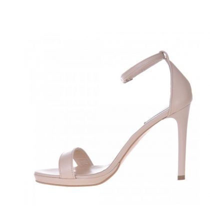 Sandale piele nude toc inalt