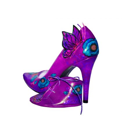 Set piele mama-fiica stiletto botosei