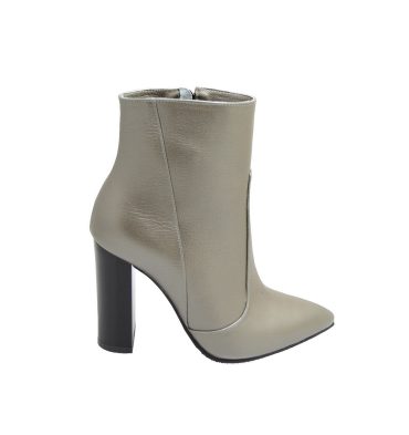 Botine bronz toc gros