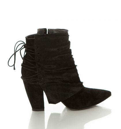 Botine negre ponei