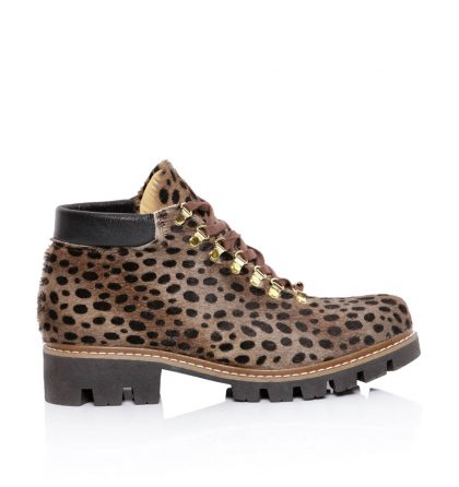 Ghete piele animal print