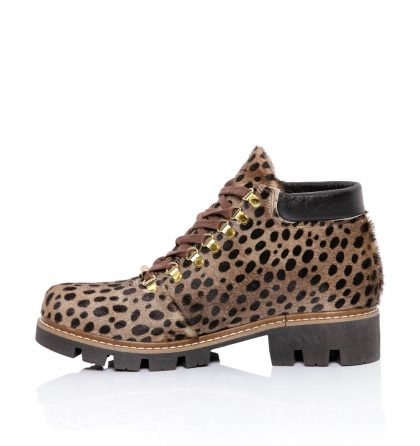 Ghete piele animal print