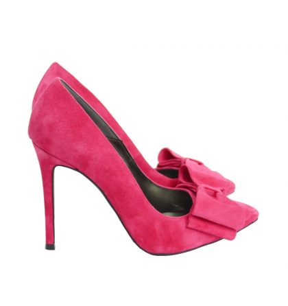 Pantofi stiletto fucsia funda