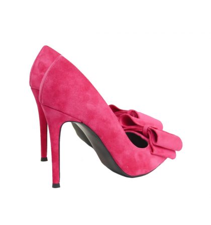 Pantofi stiletto fucsia funda