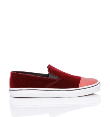 sneakers-dama-catifea-bordo-1