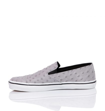 Sneakers dama gri piele