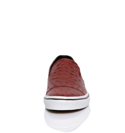 Sneakers dama piele bordo