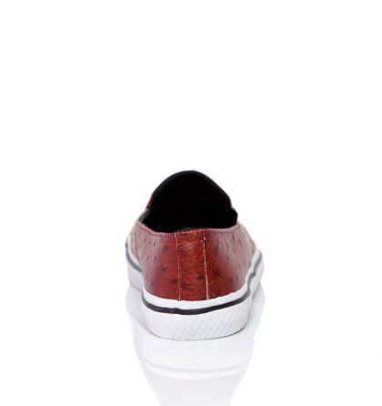 Sneakers dama piele bordo