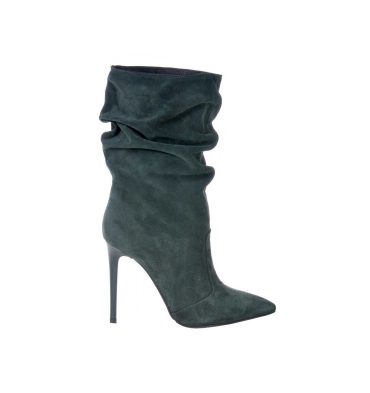 botine-stiletto-verde-inchis-piele-intoarsa-1