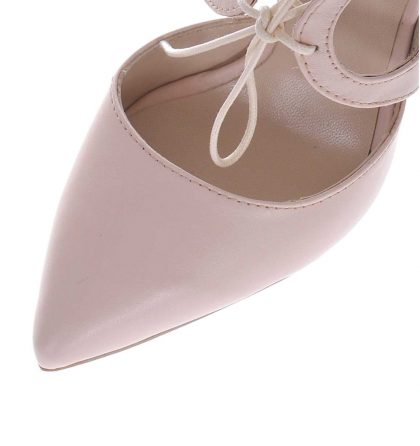 Pantofi nude stiletto piele toc inalt