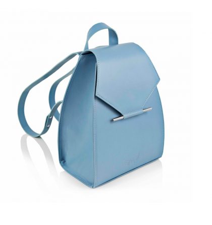 Rucsac dama piele naturala bleu