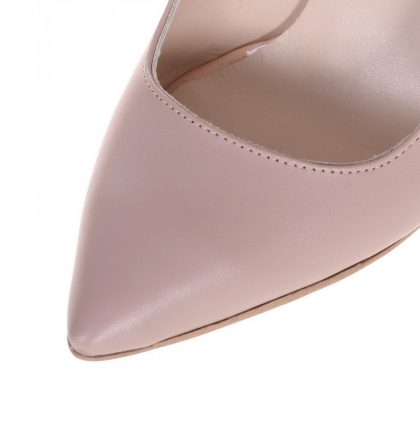 Pantofi nude inchis stiletto piele naturala