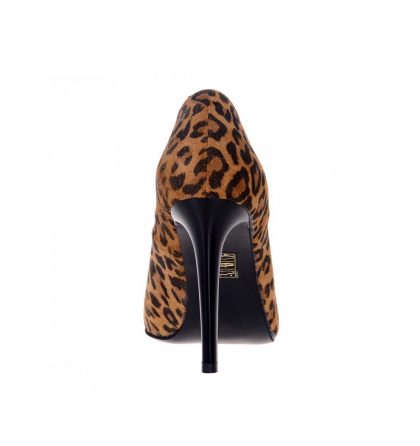 Pantofi stiletto piele animal print