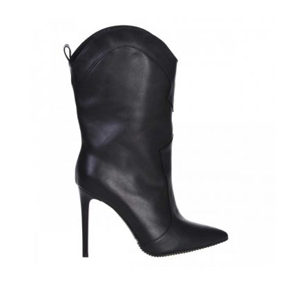 Ciocate negre stiletto piele naturala