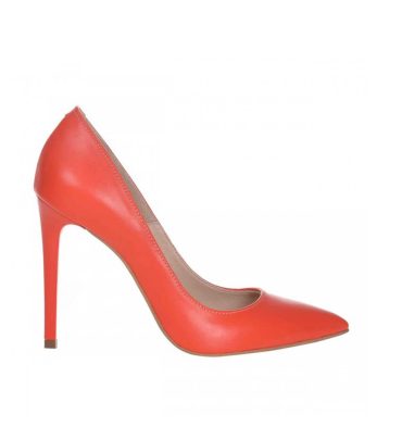 pantofi-stiletto-dama-din-piele-portocalie-1